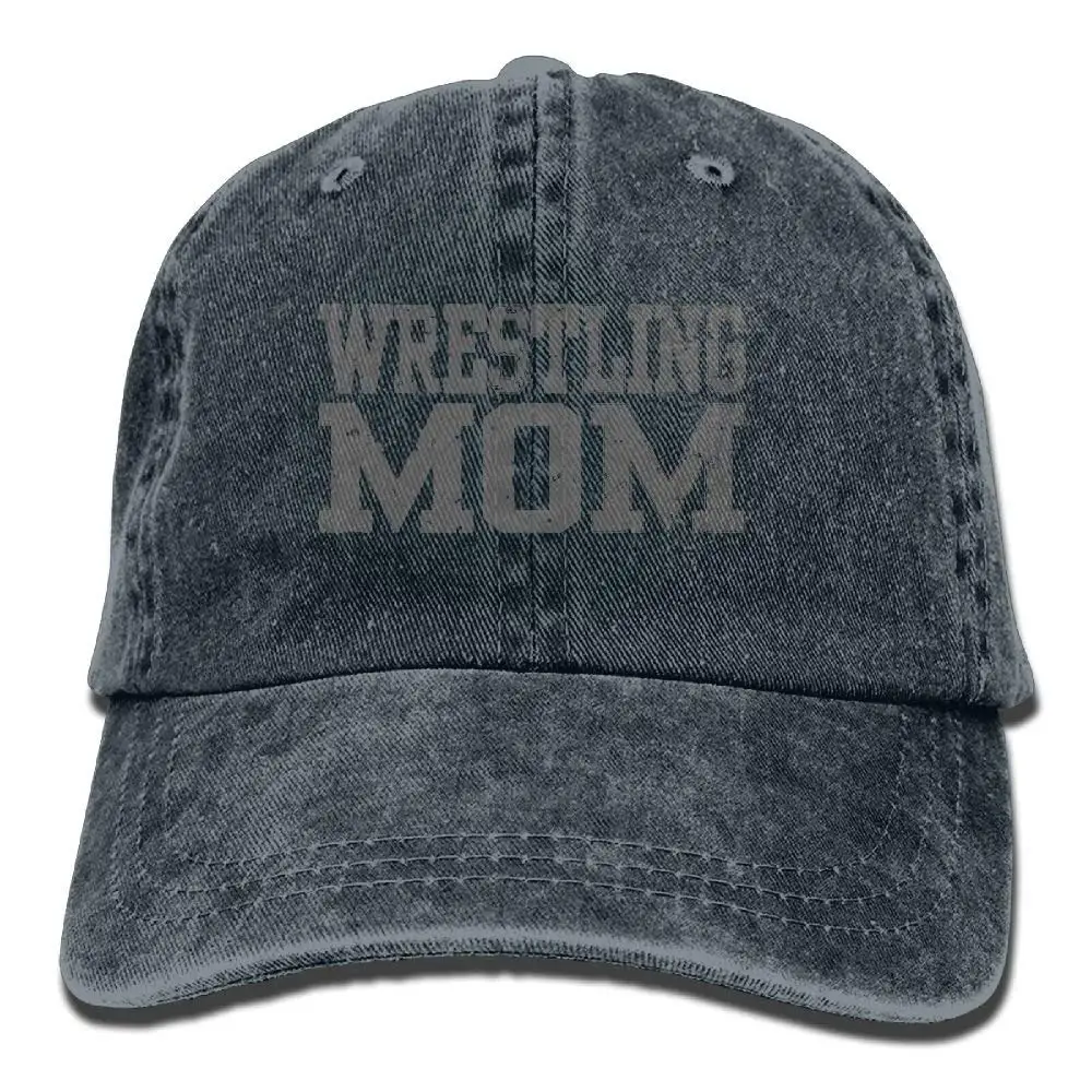 Wrestling MOM джинсовая кепка Регулируемая Мужская большая бейсболка