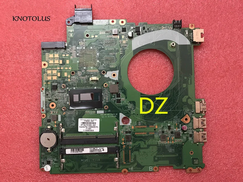 

High quality Free shipping 779839-001 779839-501 779839-601 for HP 15-P series laptop motherboard i3-4005 CPU DAY11AMB6E0