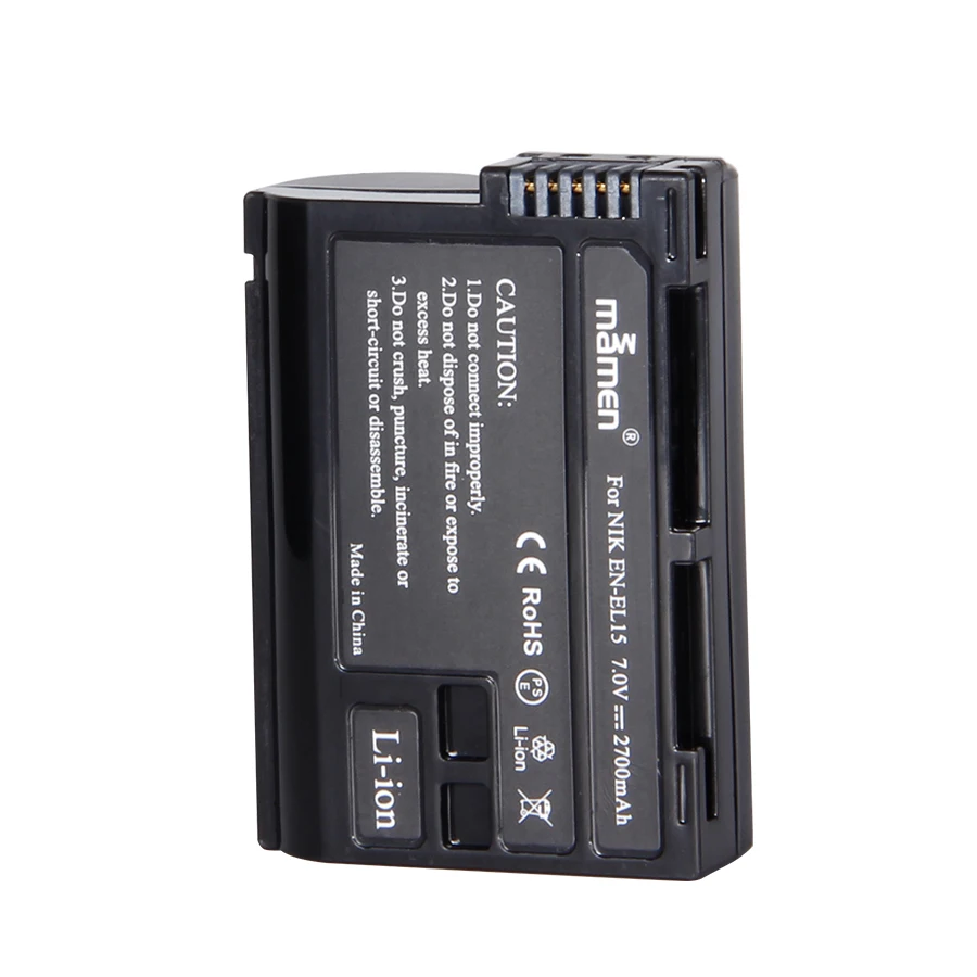 Mamen EN EL15 EN-EL15 ENEL15 lcd USB двойное зарядное устройство для цифровой камеры зарядное устройство для Nikon D610, D750, D7000, D500, D7200, D800, D800E