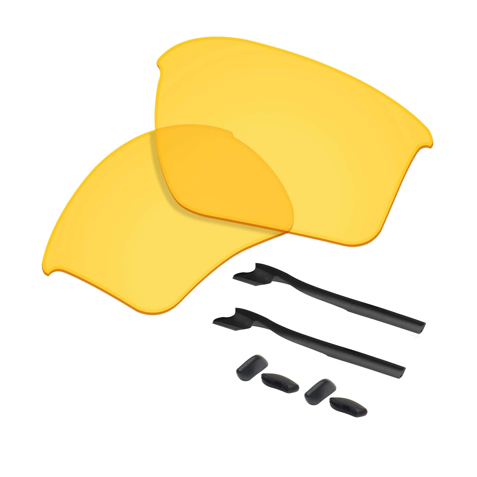 HD Yellow and Kit SmartVLT производительность Поляризованные замена линз и резиновый черный комплект для солнцезащитных очков Оукли Половина Куртка 2,0 XL-несколько Opts - Цвет линз: HD Yellow and Kit