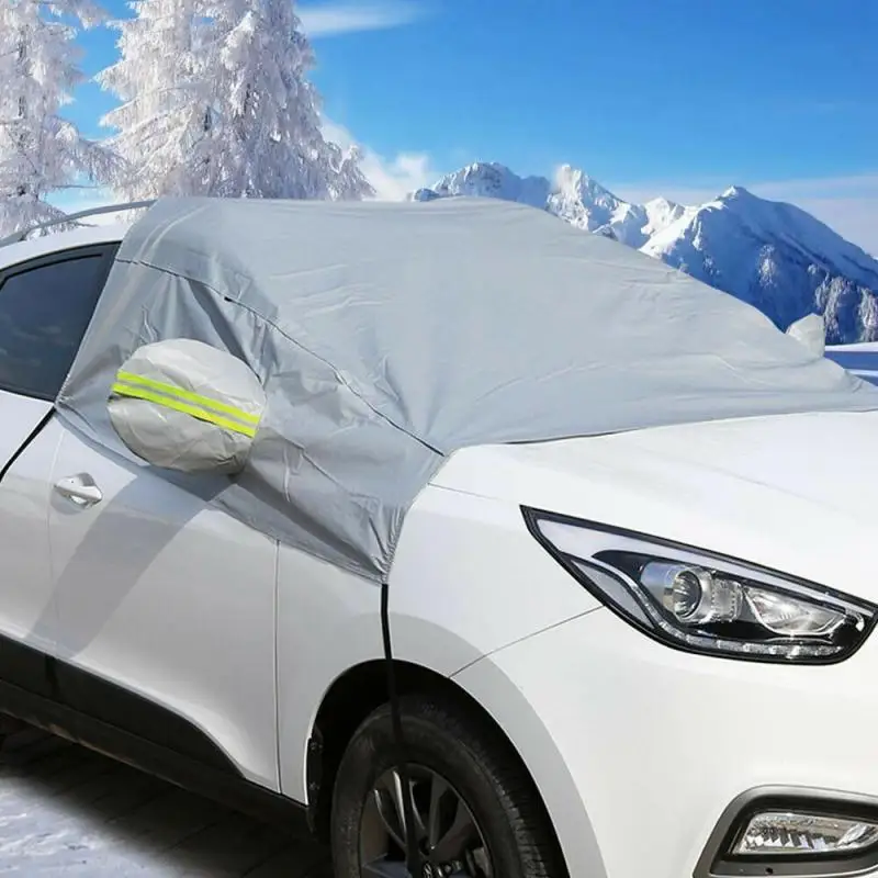 Защитное зеркало для лобового стекла автомобиля, защита для лобового стекла автомобиля, защита от снега, мороза, ветра, защита для автомобиля, аксессуары для автомобиля