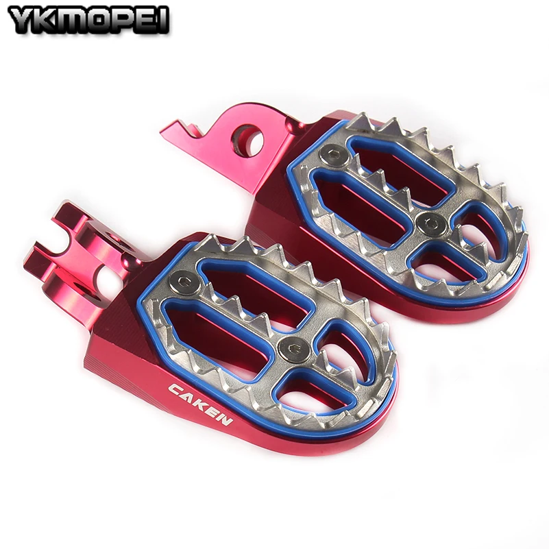 Красная ножная педаль с ЧПУ для CR CRF CR125 CR250 CRF250R CRF450R CRF250X CRF450X CR500 кроссовый