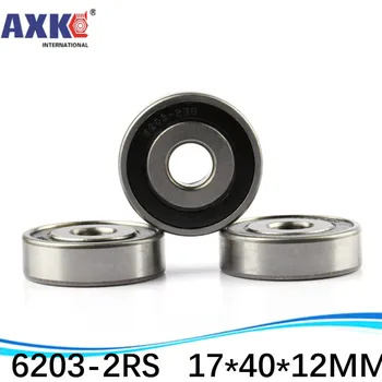 

100pcs free shipping SUS440C environmental corrosion resistant stainless steel bearings (Rubber seal cover) S6203-2RS 17*40*12mm