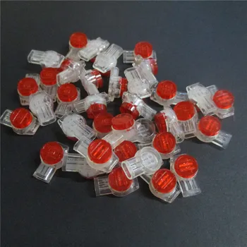 

50/100pcs Connector Crimp Connection Terminals K3 Connector Waterproof Wiring Ethernet Cable Telephone Cord Terminals