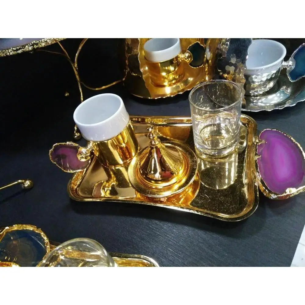 Восточный арабский итальянский язык турецкий кофе набор лоток один набор|Чашки и