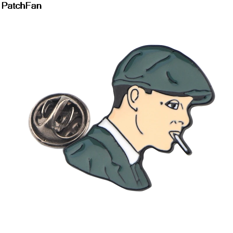 20 шт./лот A2614 Patchfan Peaky BLINDER Броши Булавки кулон значки украшенные ювелирные украшения знаки для рубашки рюкзак одежда сумки
