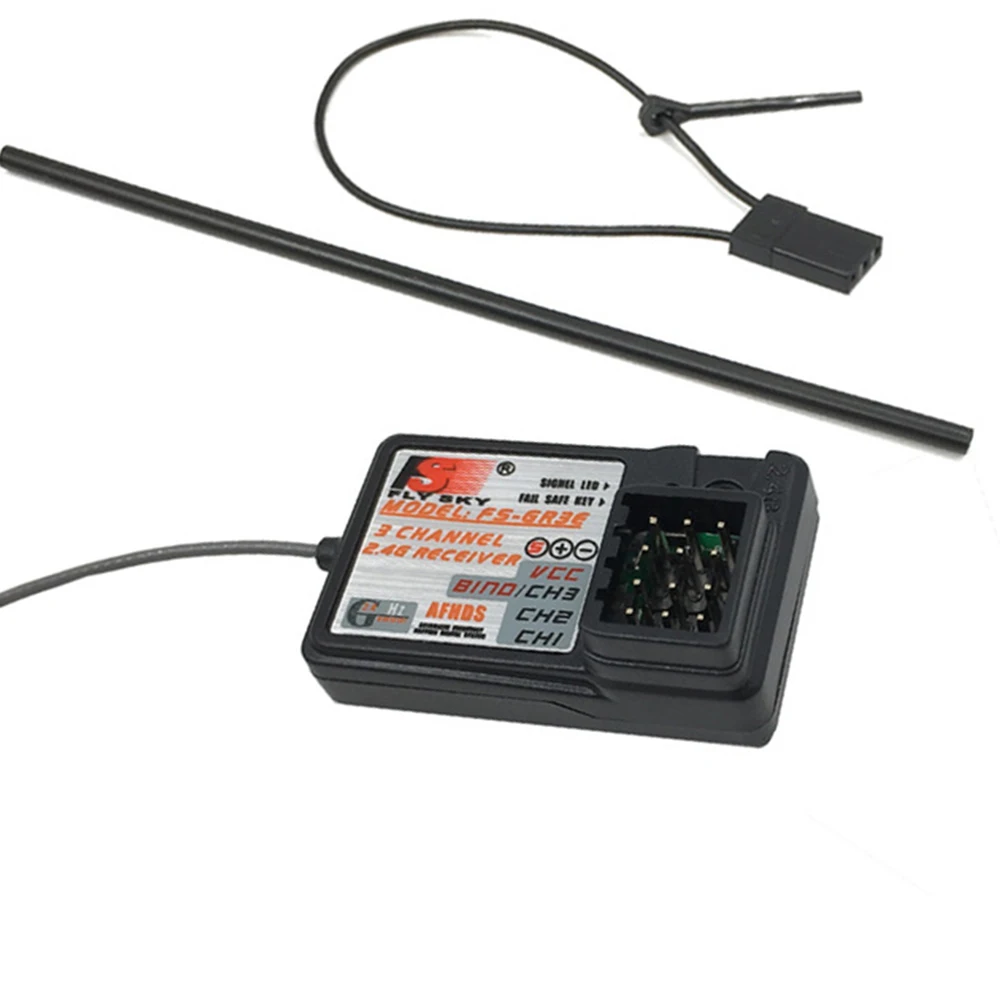 2 uds FLYSKY FS-GR3E GR3E receptor para GT2 GT2B GT3 GT3B GT3C T6 CT6B TH9X transmisor controlador remoto for RC car truck | Электроника