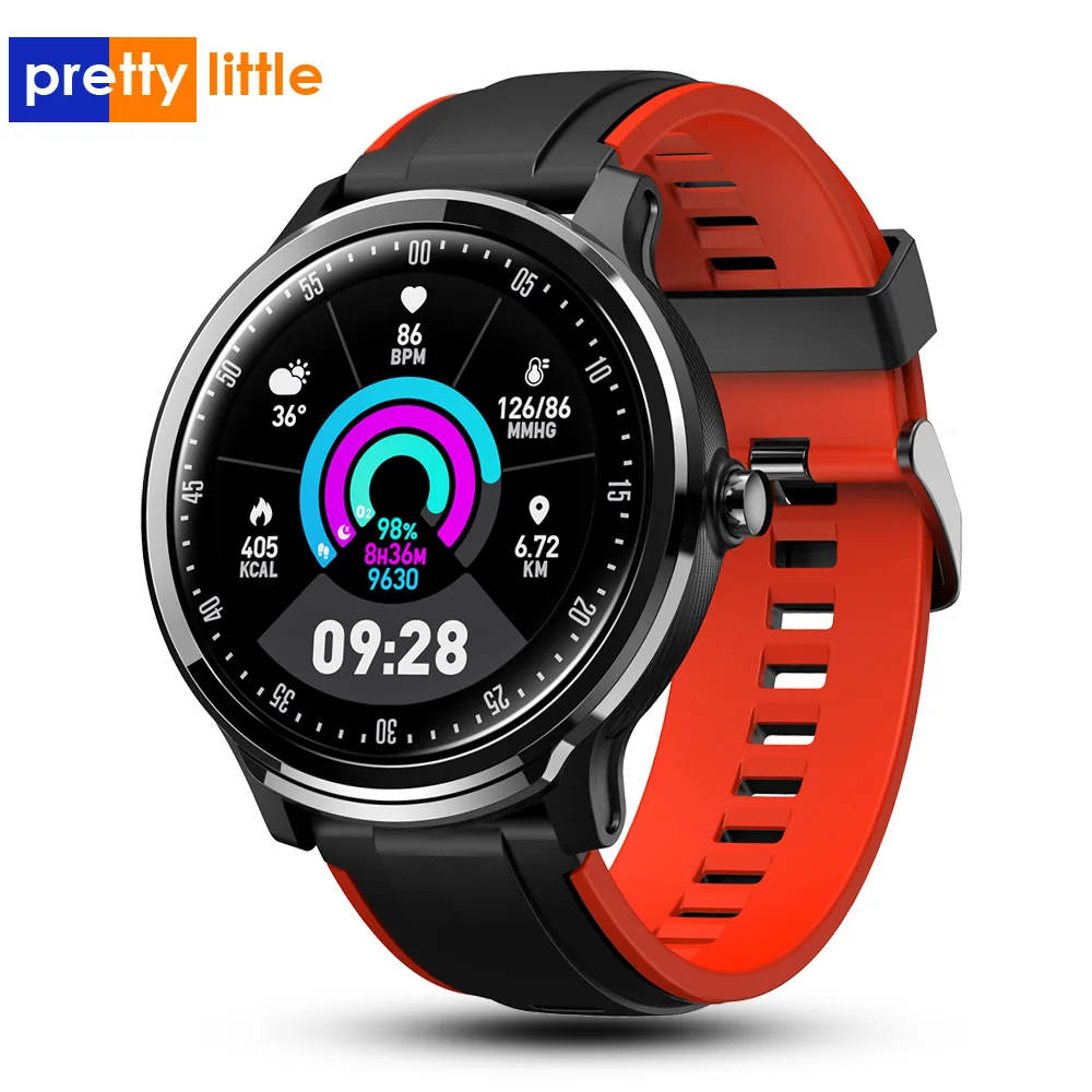  SN80 Smart watch IP68 Waterproof 1.3 inch Full touch round screen Blood Oxygen Men Sport Smartwatch - 4000191017397