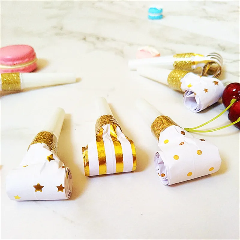 Бесплатная доставка 30 шт. золотые вечерние блестящие звезды в горошек полоску с