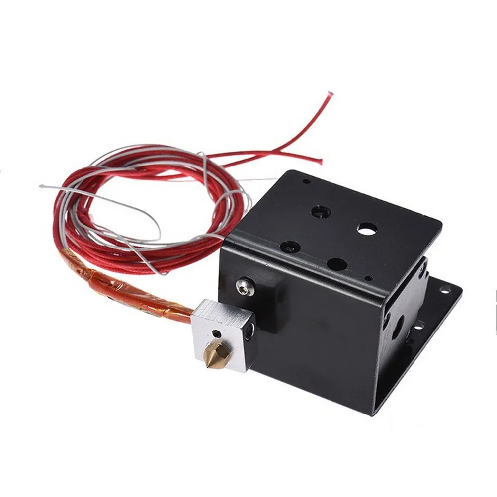 Anet MK8 экструдер комплект для Anet A8 3d принтер DIY i3 экструдер комплект двигателя Картридж нагреватель 0,4 мм сопло нагревательный блок Горячий Конец комплект
