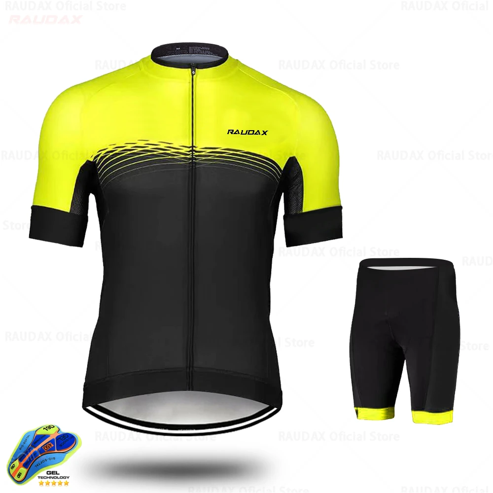 Gobiking Велосипедная форма Ropa Ciclismo Hombre летние шорты рукав велосипедная Одежда MTB велосипедная Униформа Maillot Ciclismo для триатлона - Цвет: Normal cycling set