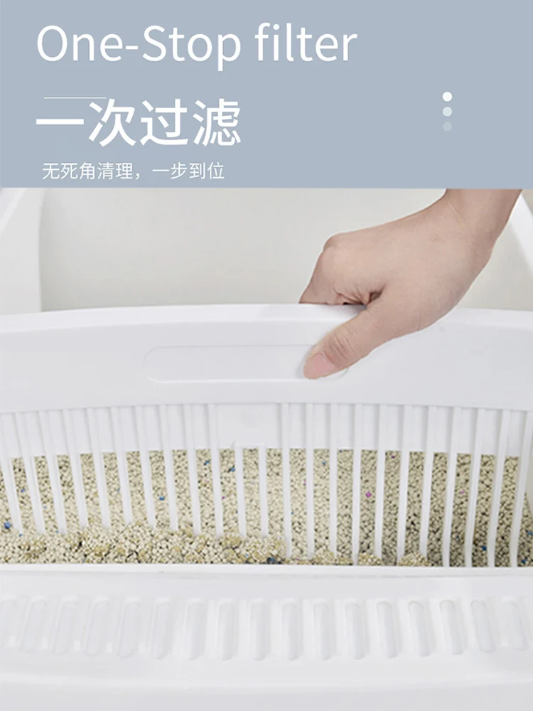 Luxury Top Entry Cat Litter Box Enclosed Home Garden Cat Litter Box Scoop Semi-automatic Arenero Gato Toilet for Cat OO50MS Luxury Top Entry Cat Litter Box Enclosed Home Garden Cat Litter Box Scoop Semi-automatic Arenero Gato Toilet for Cat OO50MS