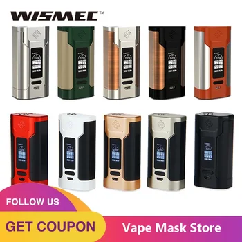 

Clearance WISMEC Sinuous P228 TC MOD with OLED Screen 0.05-1.5ohm Resistance No 18650 Battery for Elabo Electronic Cigaette Kit