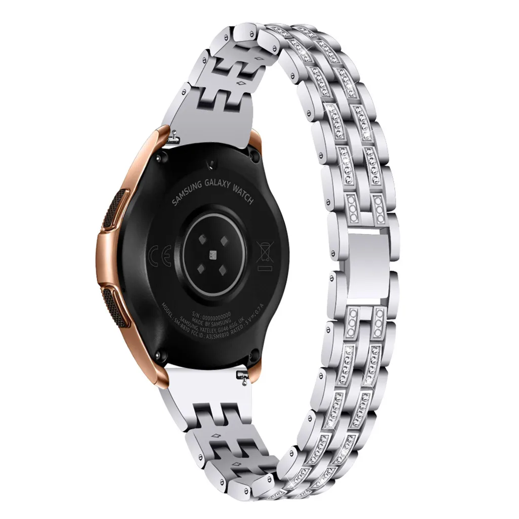Сменный металлический кристалл ремешок для часов Ремешок для samsung Galaxy Watch 42 мм ремешок для часов Прямая July19