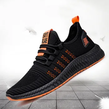 

Men Running Shoes Outdoor Walkng New Breathable Shoes Comfortable Trainers Men Sport Shoes Breathable Non-Slip Light Sneakers