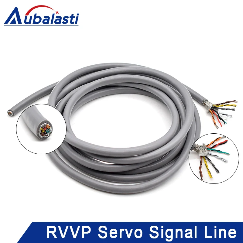 

Aubalasti Special Soft 0.2 Level RVVP Shielding Encoder Line Servo Signal Line Wear-Resisting Folding 4 5 6 8 14 2 3 Cores
