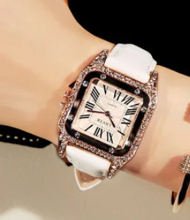 

Hot Selling Table Simple Leather Strap Watch
