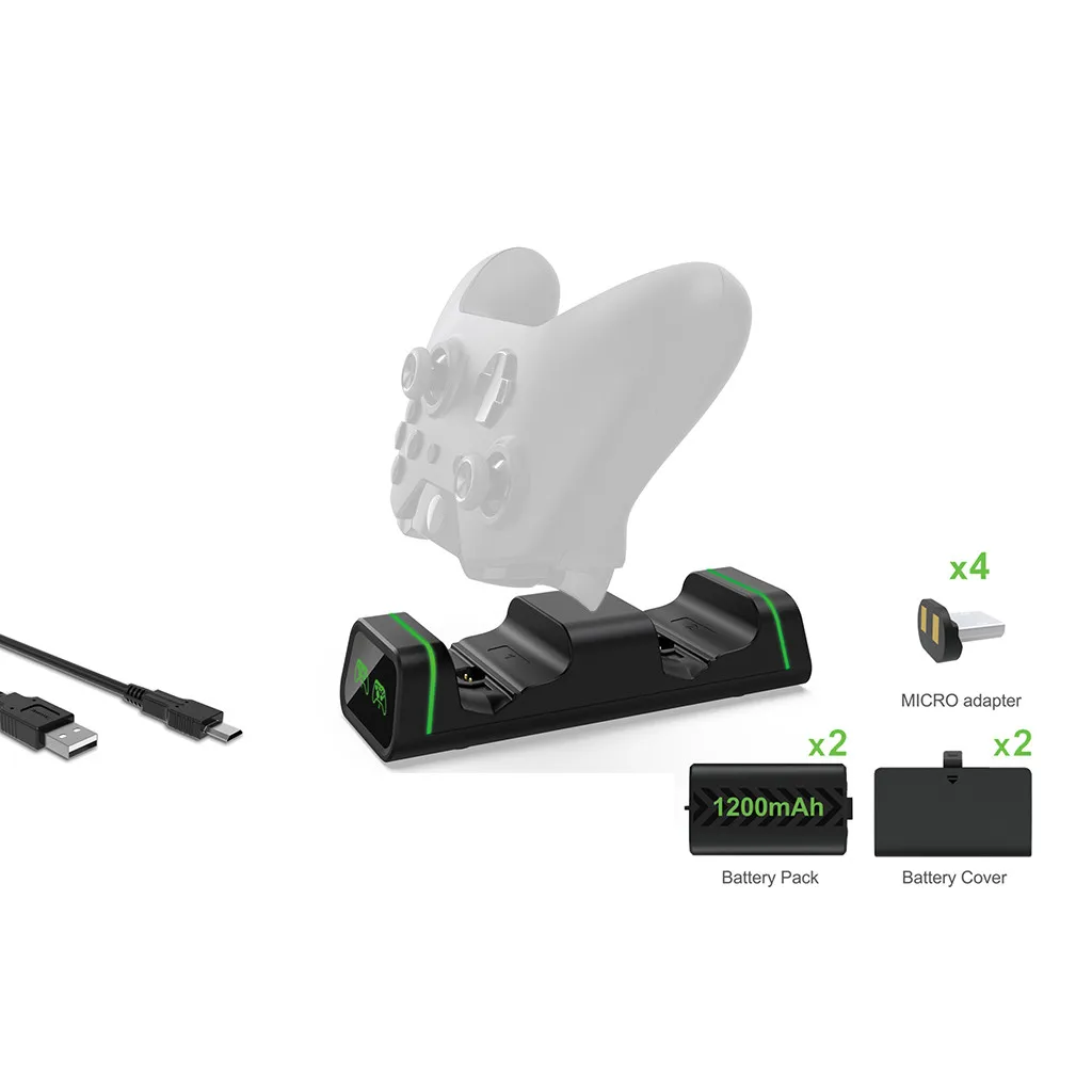 Зарядная док-станция для ONE slim/X контроллер геймпад Подставка для зарядки зарядное устройство Dual USB быстрозарядная станция индикатор 904#2