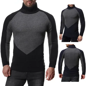 

Men's Autumn winter Fashion Knitted Round CollarSweater Warm Top Coat SweaterCoats Male Casual Warm Slim Fit Tops clothing