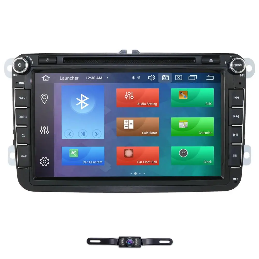 2din автомобильный Радио мультимедийный плеер gps для Volkswagen VW golf passat b6 Touran polo sedan Tiguan jetta Android DVD DSP ips монитор - Цвет: Camera1