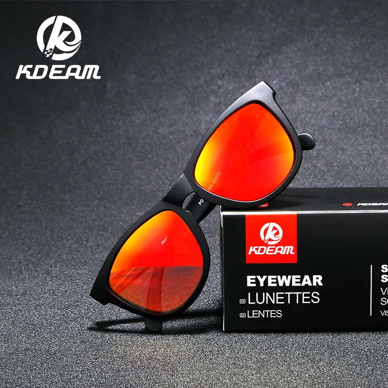 Skup TR90 okulary męskie polaryzacyjne klasyczne damskie okulary przeciwsłoneczne kdeam kolorowe sportowe okulary Kd777