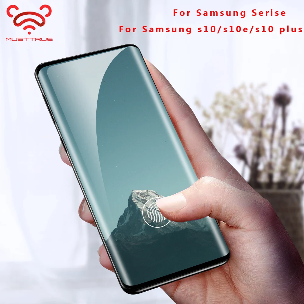 Закаленное стекло MUSTTRUE для Samsung Galaxy S10E защитная пленка экрана S10 4G PLUS E 9H |
