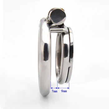 Super Small Cock Cage, Prevent Extramarital Sex,Stainless Steel Male Chastity Device,Penis  Ring Lock,Chastity Belt,Sex Toy,A399 5