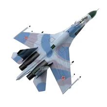 1/100 масштаб Военная SU-27 Фланкер 1987 русский № 36 истребитель литой металлический самолет модель игрушки для мальчика подарок коллекция игрушек