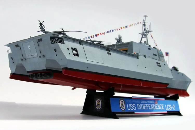 트럼펫 04548 1/350 스케일 USS 인디펜던스 LCS2 LCS-2 연안전투함 취미 조립 플라스틱 모델 빌딩 키트