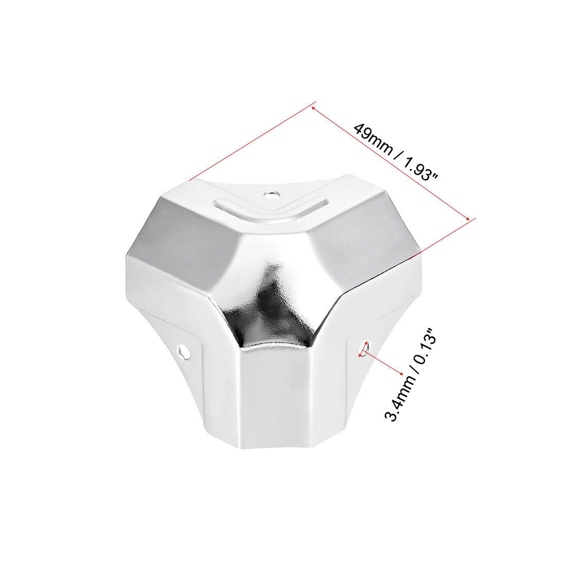 

uxcell Metal Box Corner Protectors Wooden Box Edge Guard Protector 49 x 49 x 49mm 8pcs