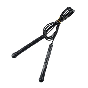 

1pc Adjustable Plastic Handle Skipping Rope Sport Equipment Jumping Ropes for Students School Home( Random Color)