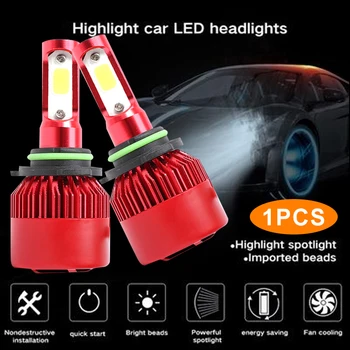 

Car Led Headlight LED Fog Light High Power LED Headlight Bulbs Auto S2 9006/HB4 36W Red
