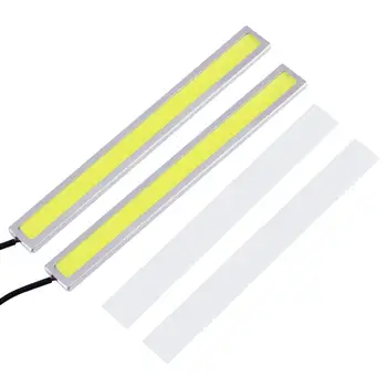 

1Pair 8W 14cm COB LED Car DRL Driving Daytime Running Light Fog Lamp Bar 6 styles for Choice