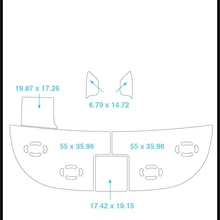 SeaRay 340 плавающий шаг и транцевый коврик лодка EVA Тиковый настил 1/" 6 мм