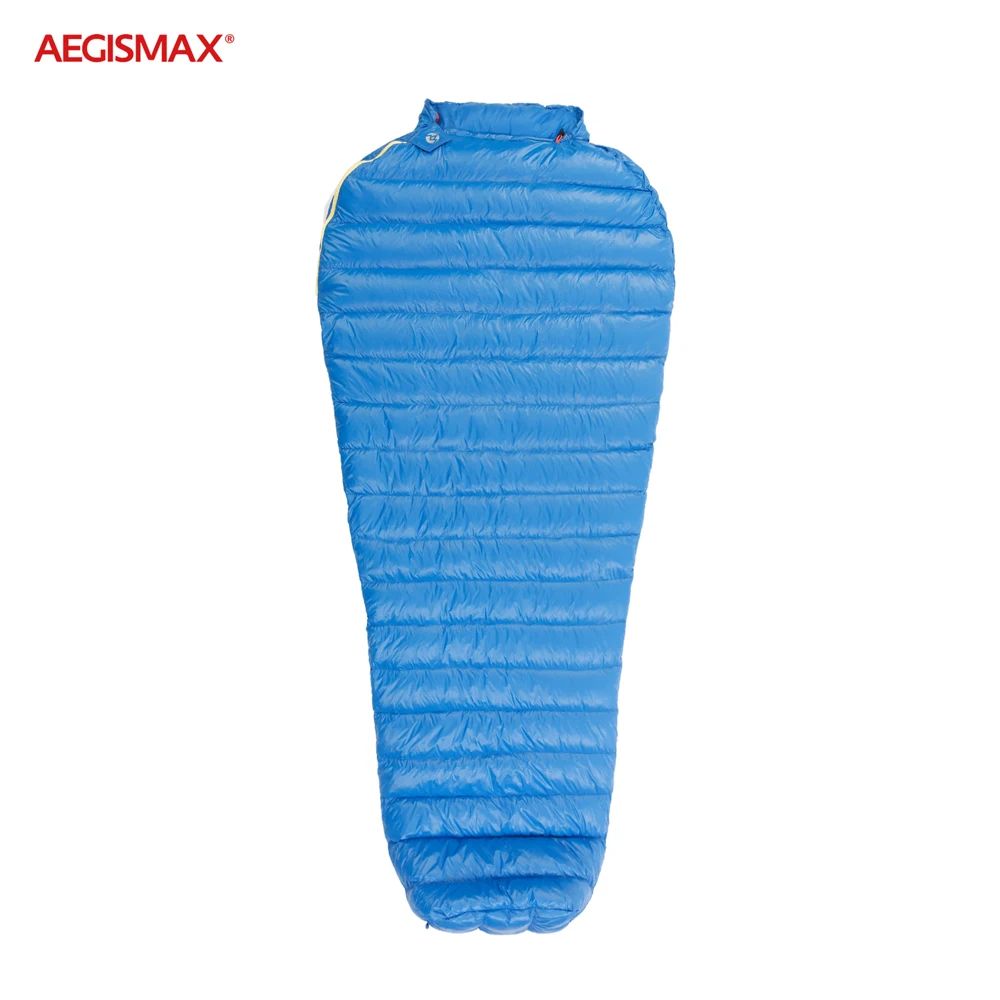AEGISMAX M2 Сверхлегкий 800FP 95% гусиный пух спальный мешок Кемпинг типа «кокон» Сращивание Открытый Туризм 36℉~ 45℉ теплый ветрозащитный