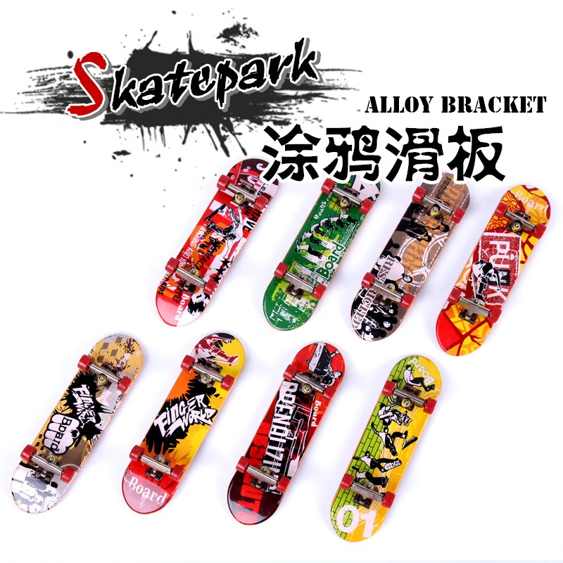 Finger Skateboards Skate Park Ramp Parts for Tech Practice Deck Children Gift Set Fingerboard Toys Sport Game for Kids Children 6 Finger Skateboards Skate Park Ramp Parts for Tech Practice Deck Children Gift Set Fingerboard Toys Sport Game for Kids Children 6