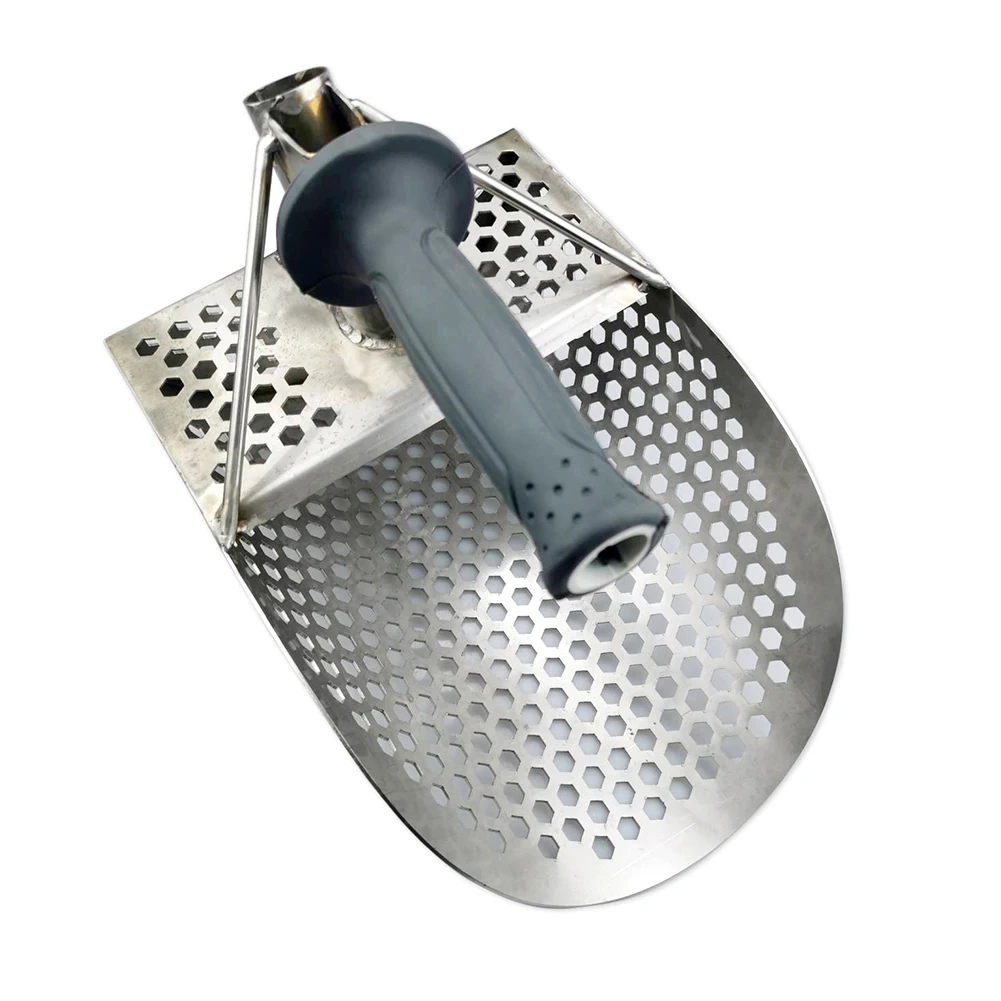 

Profession Metal Detector Beach Sand Scoop Stainless Steel Shovel Spade Gold Detecting Tool with Handle