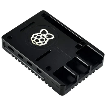 

Waveshare Aluminum Alloy Case for Raspberry Pi 4 with CNC Precise Processing and Sand Blasting