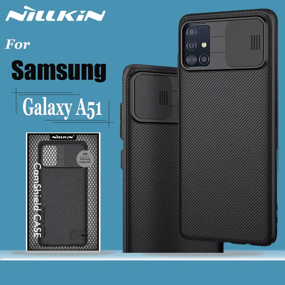 for Samsung Galaxy A51 Case Capa Nillkin CamShield Slide Camera Protector Cover for Samsung A51