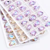 Glittery Colorful Tear Drop  K9 Glass Rhinestones Glass Crystal Pointback Rhinestones Glue on Garment Crafts Jewelry Accessories ► Photo 3/6