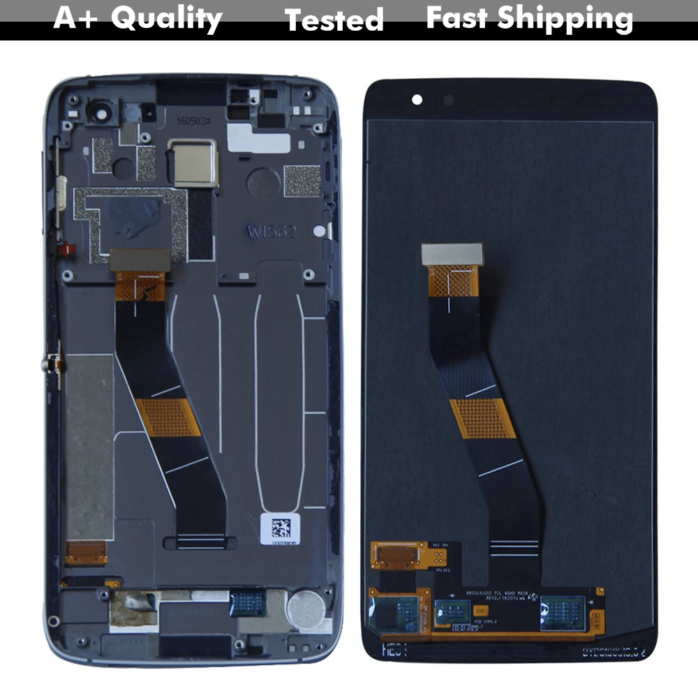 

AAA Lcd For 5.5" Alcatel Idol 4S OT6070 6070k 6070y 6070 LCD Display Digitizer Screen Touch Glass Assembly + Tools