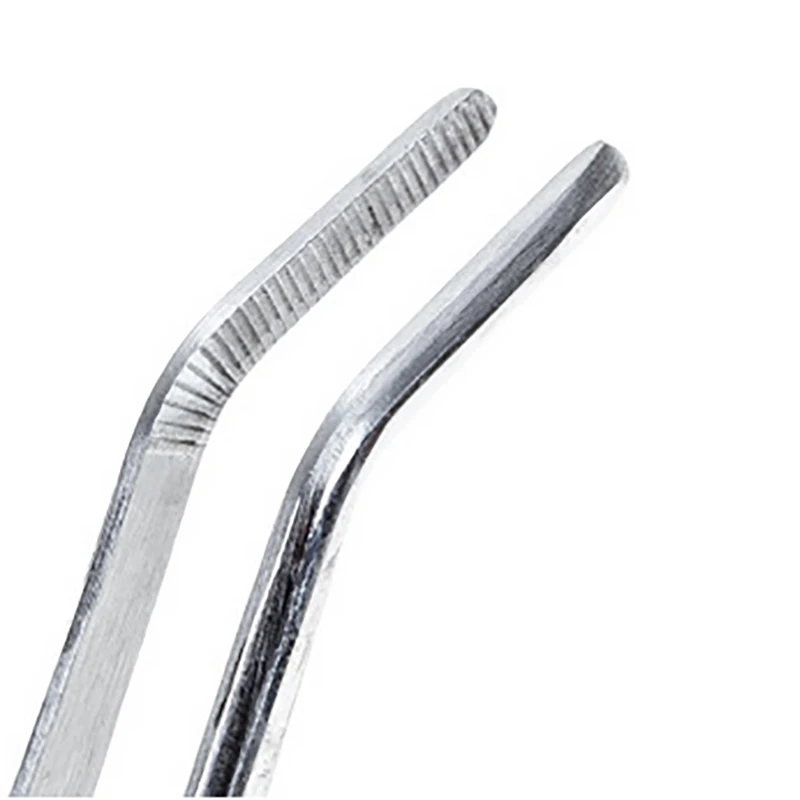 38cm/48cm Stainless steel Tweezers Long Aquarium Live Tank Curved Plant Tweezers Tools For Shrimp and Plant Reef Aquarium