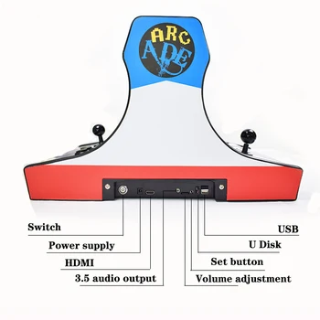 

2020 newest 3000 in 1 arcade console Game retro box DX Acrylic mini arcade game machine