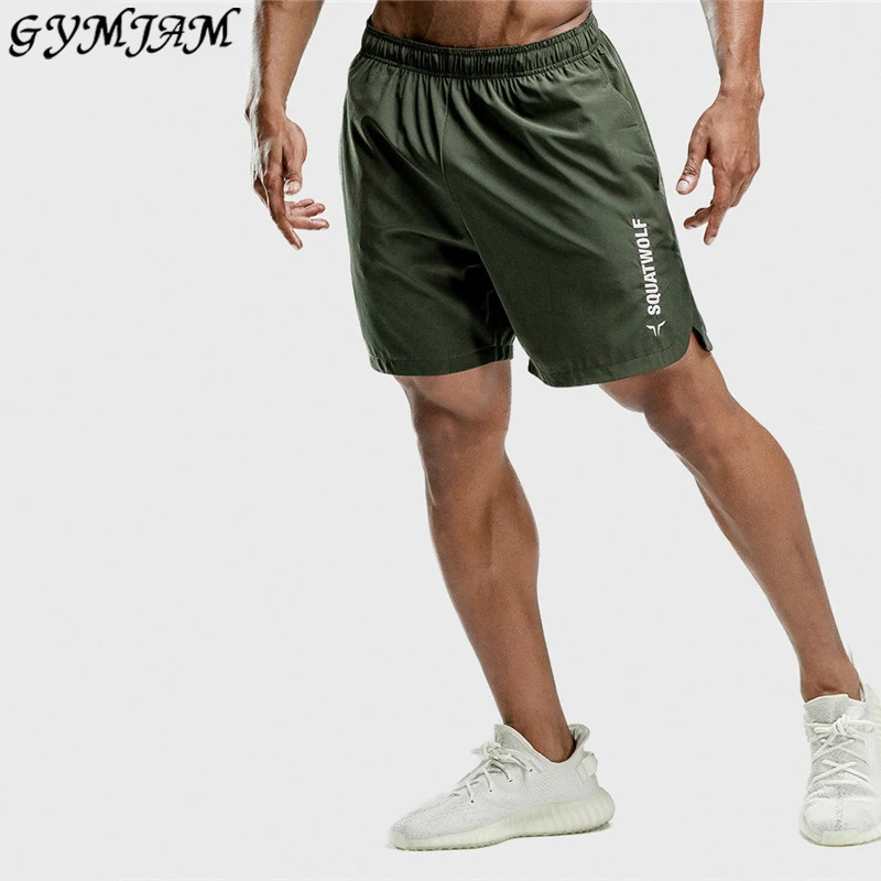 Мужские свободные шорты для спортзала, фитнеса, бодибилдинга, пробежки, летние мужские повседневные пляжные шорты, спортивные штаны для бега