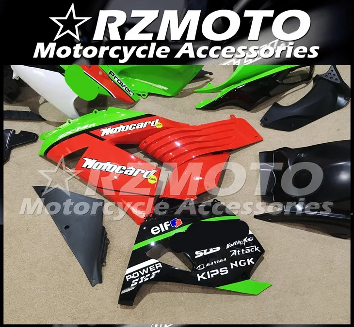 ABS мотоцикл обтекатель комплект для KAWASAKI ZX-14R 2006-2011 год кузов литьевая форма Магазин № 2201