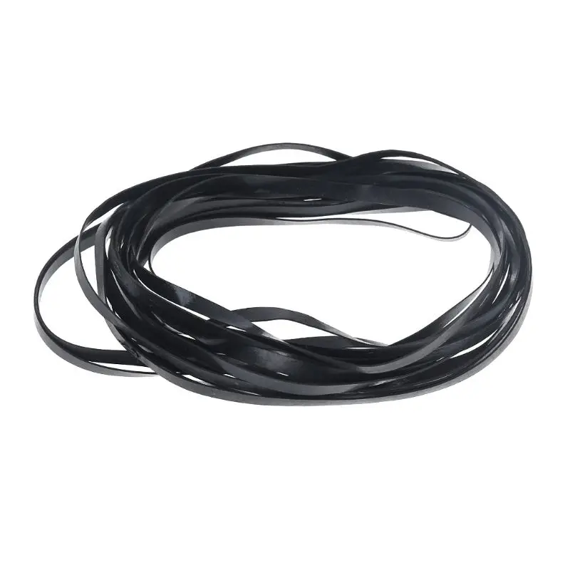 Cassette Tape Belt 20Pcs/bag 5mm Wide Universal Assorted Recorder Repair Rubber Belt 110-145mm Mix Cassette Tape Machine Belts for DVD Walkman