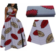 Хлопок Анкара Африканский батик с принтами пэчворк настоящий голландский воск лучшее качество африканская ткань швейная ткань для женщин платье 6 ярдов