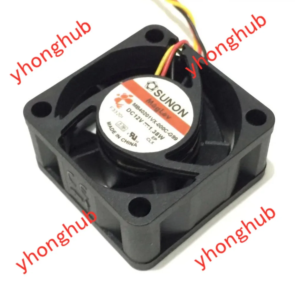 SUNON MB40201VX-000C-G99 DC 12 В 1,38 Вт 40x40x20 мм серверный кулер вентилятор