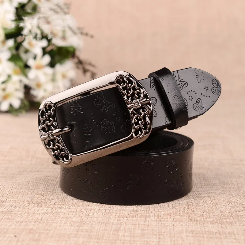 Женские ремни ceinture femme, пояс ручной работы из натуральной кожи, плетеная игла для ремня, пряжка, повседневный стиль, роскошные женские повседневные ремни - Цвет: coffee