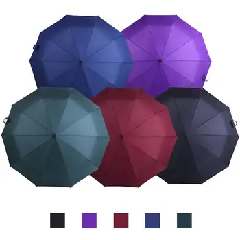 

Windproof Double Layer Inverted Umbrellas Reverse Folding Umbrella Anti-UV Reverse Fully Automatic Sunshade & Rain Umbrella #